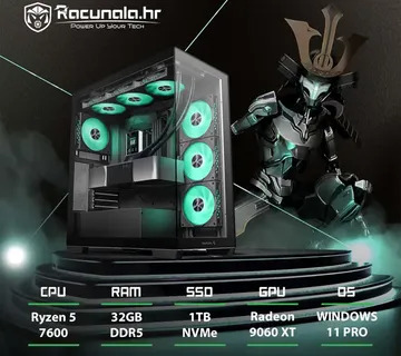 PPC Samurai Premium GamingPC R59060 (Ryzen 5 7600, Liquid - cover