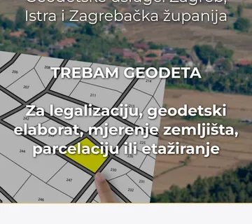 Trebamgeodeta.com - Legalizacija, elaborati, etažiranje, parcelacije - cover