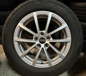 AUDI SET 5X112 17" GUME BRIDGESTONE 225/60R17 / 4 KOMADA - cover