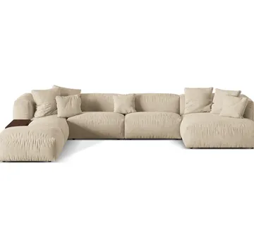 Kutna garnitura Martina, 406x280cm, Materijal: Baršun - cover