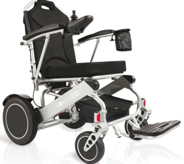 Kompaktna električna invalidska kolica velike nosivosti 180 kg - cover