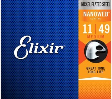 ELIXIR 11-49 NANOWEB ŽICE ZA ELEKTRIČNU GITARU - cover