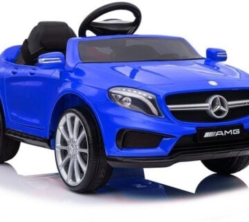 Licencirani auto na akumulator Mercedes GLA 45 - plavi/lakirani - cover