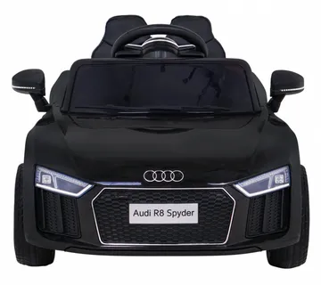 Licencirani auto na akumulator Audi R8 - crni - cover