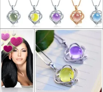 Ogrlica s privjeskom u obliku srca - cover