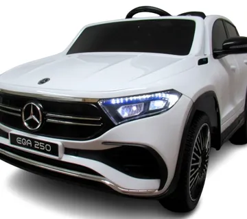 MERCEDES EQA BIJELI Auto na akumulator Eva, koža - cover
