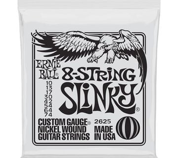 ERNIE BALL 8-STRING SLINKY 10-74 ŽICE ZA 8 ŽIČANU ELEKTRIČNU GITARU - cover