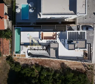 ZADAR - KOŽINO Luksuzan četverosoban penthouse S4 s grijanim bazenom na krovnoj terasi, 100m od mora - 265m2 - Kožino, Zadar