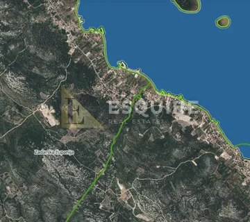 PAŠMAN - UGRINIĆ - Građevinsko zemljište 200m od mora - 2343m2