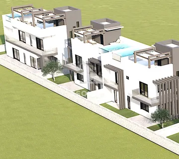 PRIVLAKA / SABUNIKE – ekskluzivna duplex kuća s dvije vile, krovnim bazenima i panoramskim pogledom na more!! - Sabunike, Privlaka
