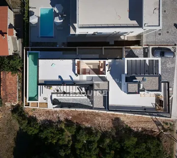 ZADAR - KOŽINO Luksuzan četverosoban penthouse S4 s grijanim bazenom na krovnoj terasi, 100m od mora - 265m2 - Kožino, Zadar