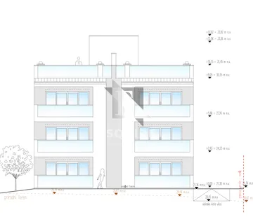 Turanj - luksuzni dvoetažni penthouse s krovnom terasom i panoramskim pogledom na more!! - Turanj, Sveti Filip i Jakov
