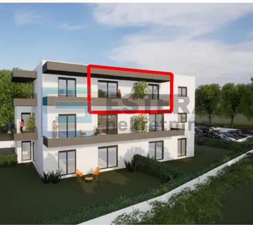 Apartman Sj5 55 m2 PRODAJA Pakoštane, Drage, 3s, 2.kat , parking, terasa - Drage, Pakoštane