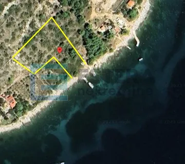 Zemljište prodaja otok Žižanj, prvi red do mora! - Tkon