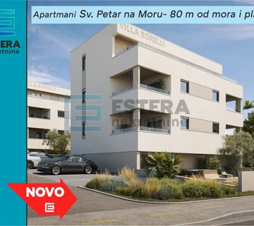 PRODAJA apartman S1V2 Sv. Petar na Moru, 111 m2, parking, vrt, 70 m od mora - Sveti Filip i Jakov