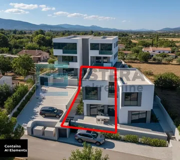 Dvoetažni apartman 89 m2 PRODAJA Sveti Filip i Jakov, POGLED NA MORE, 2s, parking, vrt, balkon
