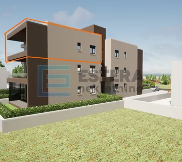 Apartman S7 96 m2 PRODAJA Turanj, 3s, 2. kat, krovna terasa, parking, 500 m od mora - Turanj, Sveti Filip i Jakov
