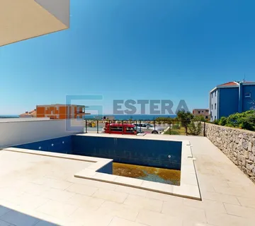 Apartman s bazenom - Novalja - pogled na more!