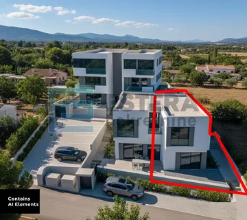 Dvoetažni apartman 92 m2 PRODAJA Sveti Filip i Jakov, POGLED NA MORE, 3s, parking, vrt, terasa