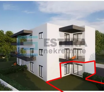 Apartman Ap4 43 m2 PRODAJA Pakoštane, Drage, 2s, priz , parking, vrt, terasa