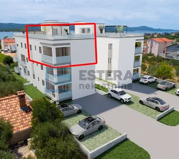 Apartman S4 97 m2 PRODAJA Sveti Filip i Jakov, 3s, 2. kat, parking, krovna terasa