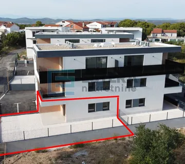 Apartman PRODAJA novogradnja, Pakoštane, 85 m2, 4s, priz, parking, vrt