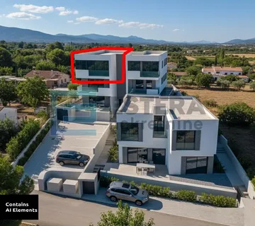 Apartman 95 m2 PRODAJA Sveti Filip i Jakov, POGLED NA MORE, 2s, 2.kat , parking, vrt, balkon