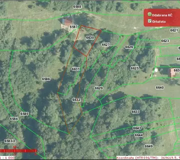 Poljoprivredno zemljište, kod Delnica, 3 parcele ukupne povr. 1.655 m2 - cover