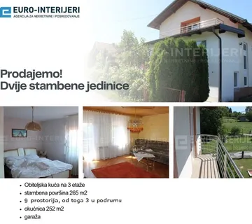 Obiteljska kuća Jakovlje, uredna s urednom okućnicom - Jakovlje, Jakovlje