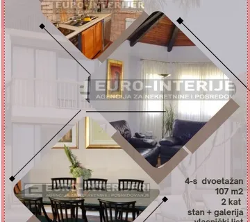 Stan: Zagreb - Lašćina, četverosoban 107 m², 2. kat - Bez provizije! - Maksimir, Zagreb