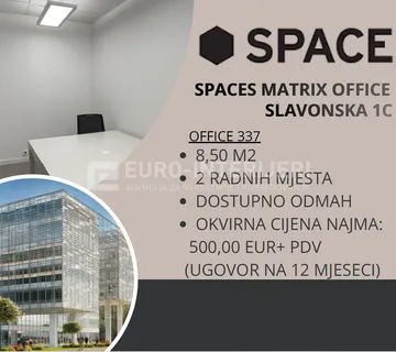 ZAKUP UREDA - ZAGREB, Matrix Office Park na Slavonskoj aveniji