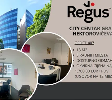 Zagreb, P. Hektorovića, zakup ureda 5 radnih mjesta