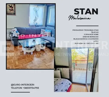 Zagreb - Malešnica, Marina Tartaglie 78,45 m², BEZ PROVIZIJE!