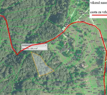 Građevinsko zemljište, Lučice - Polane 3.366 m², BEZ PROVIZIJE - Dedin, Delnice