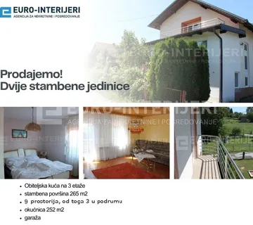 Obiteljska kuća Jakovlje, uredna s urednom okućnicom