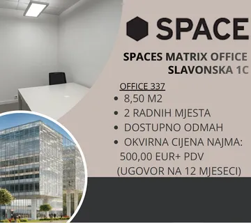Zagreb, Slavonska, zakup ureda 2 radna mjesta - cover