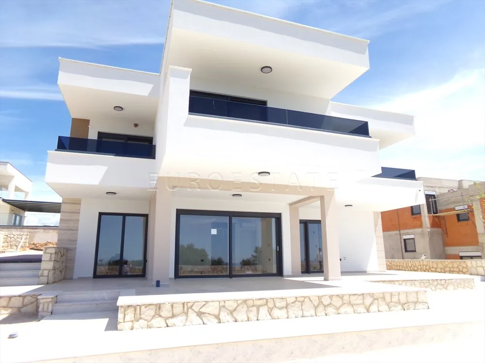 Pag - Novalja: LUKSUZNA VILA sa bazenom i saunom, panoramski pogled na more, BEZ PROVIZIJE! - cover