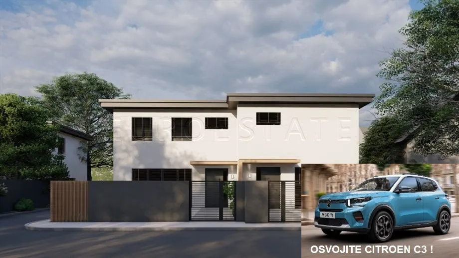 Sračinec: NOVOGRADNJA, dvoetažni 3-sobni stan od 76 m2 sa vrtom od 62 m2 i parkirnim mjestom - cover