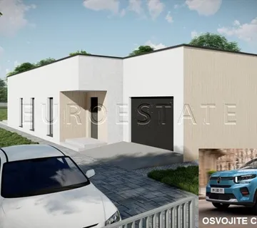 Žabnik: moderna prizemnica ukupne površine 170 m2 - cover