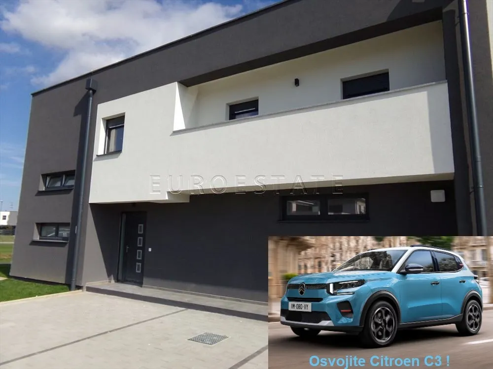 Sračinec: dvoetažni 4-sobni stan sa dvorištem i parkiralištem, sveukupne površine 253 m2, NOVOGRADNJA - cover