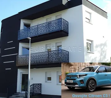 Varaždin: NOVOGRADNJA,  3-sobni stan površine 74.45 m2 u prizemlju + spremište i parking - cover