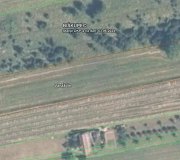Građevinsko zemljište, Poljana Biškupečka, 4228 m2 - Varaždin