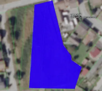 Varaždin: investicijsko građevinsko zemljište površine 4672 m2 - cover