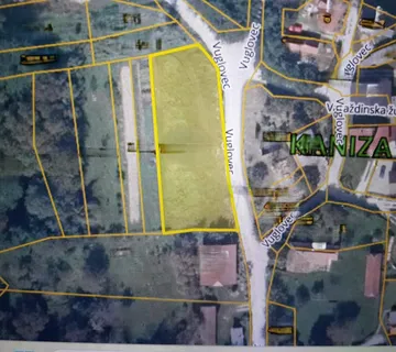 VUGLOVEC; GRAĐEVINSKO ZEMLJIŠTE POVRŠINE 971 m2 - Vuglovec, Ivanec