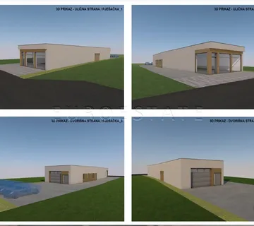 Sračinec: građevinsko zemljište površine 1405 m2 sa priključcima i projektom