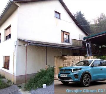 Turčin: kuća, gospodarska zgrada i nadstrešnica, ukupno 250 m2 - cover