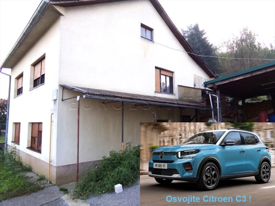 Turčin: kuća, gospodarska zgrada i nadstrešnica, ukupno 250 m2 - cover