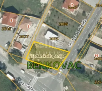 ZADAR, Benkovac, Građevinsko zemljište, 602m2
