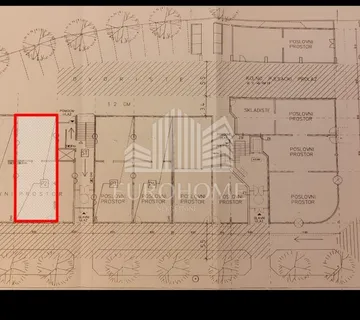 Poslovni prostor, Dankovečka, 102 m2, frekventna lokacija - cover