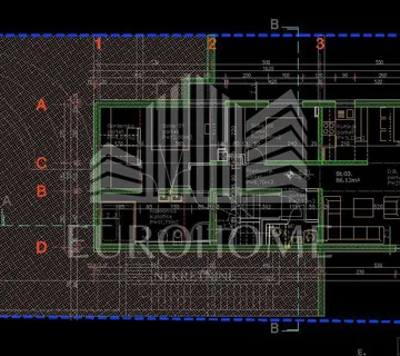 Atraktivno zemljište u Gračanima 1030 m2 s projektom - Zagreb